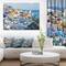 Designart - View of Fira Town Santorini - Abstract Wall Art Canvas